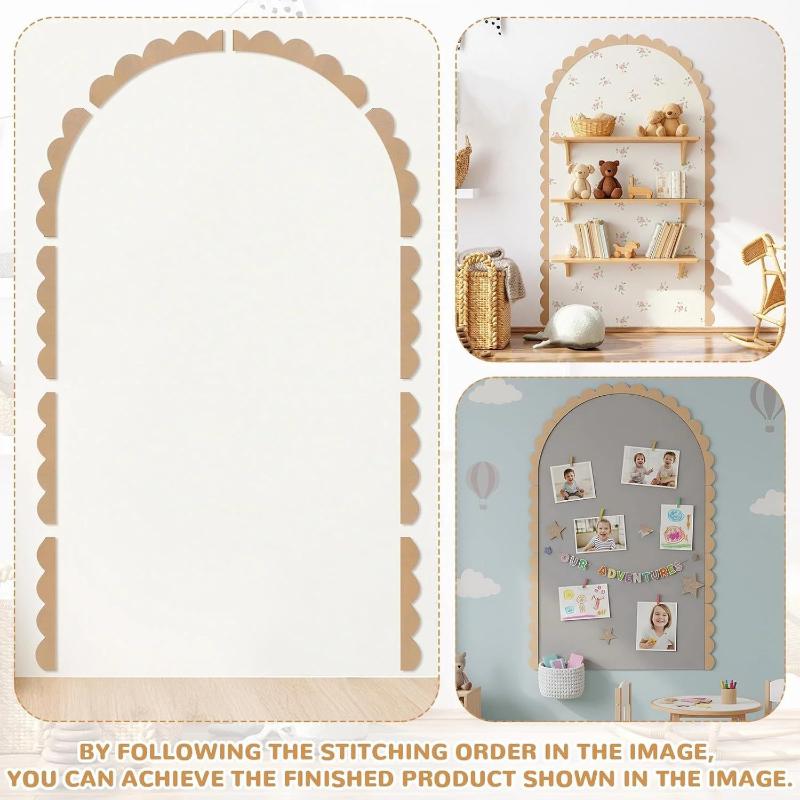 Baby Nursery Frames - Wood Wall Arch Decor DIY Unfinished