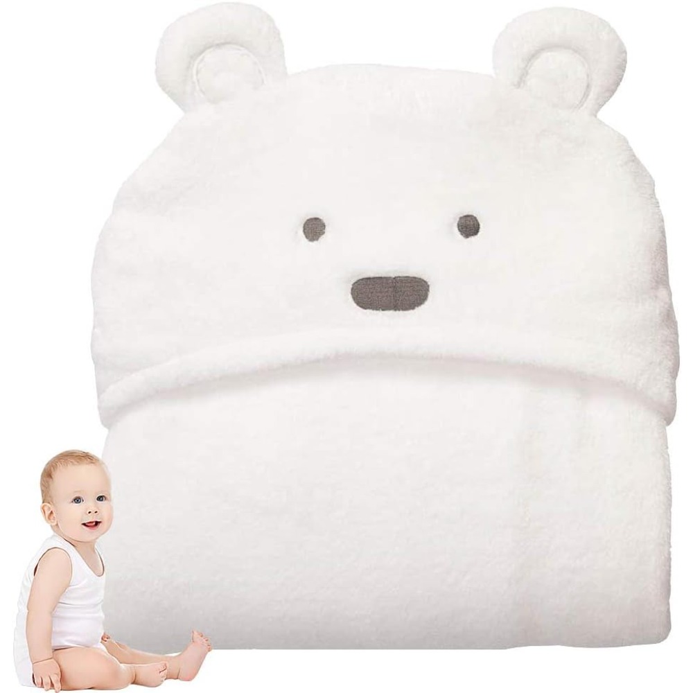 Cute Bear Hooded Towel for Kid - Baby Nursery Boy recension och pris