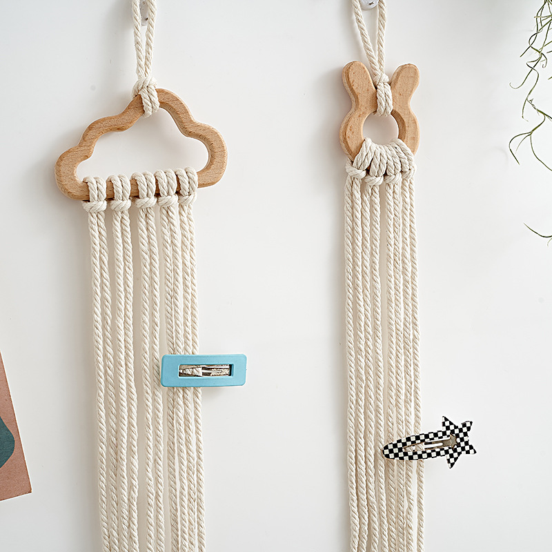 Wooden Hair Clips Holder Baby  - Baby Nursery Decor Girl recension och pris