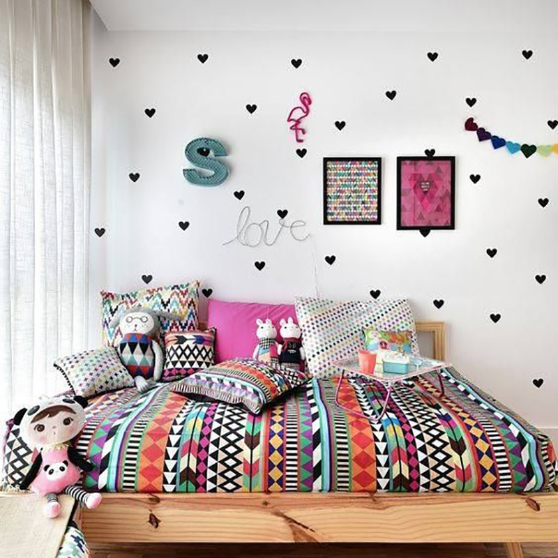 Heart Baby Room Decorative Sti - Baby Nursery Decor Girl recension och pris