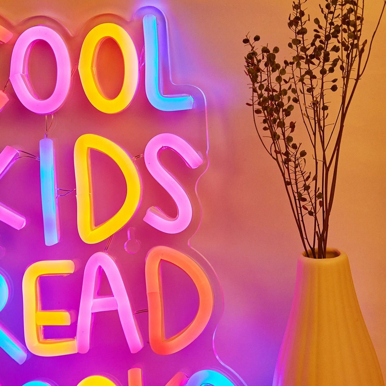 Chi-buy LED Neon Cool Kids Rea - Baby Nursery Wall Lights recension och pris