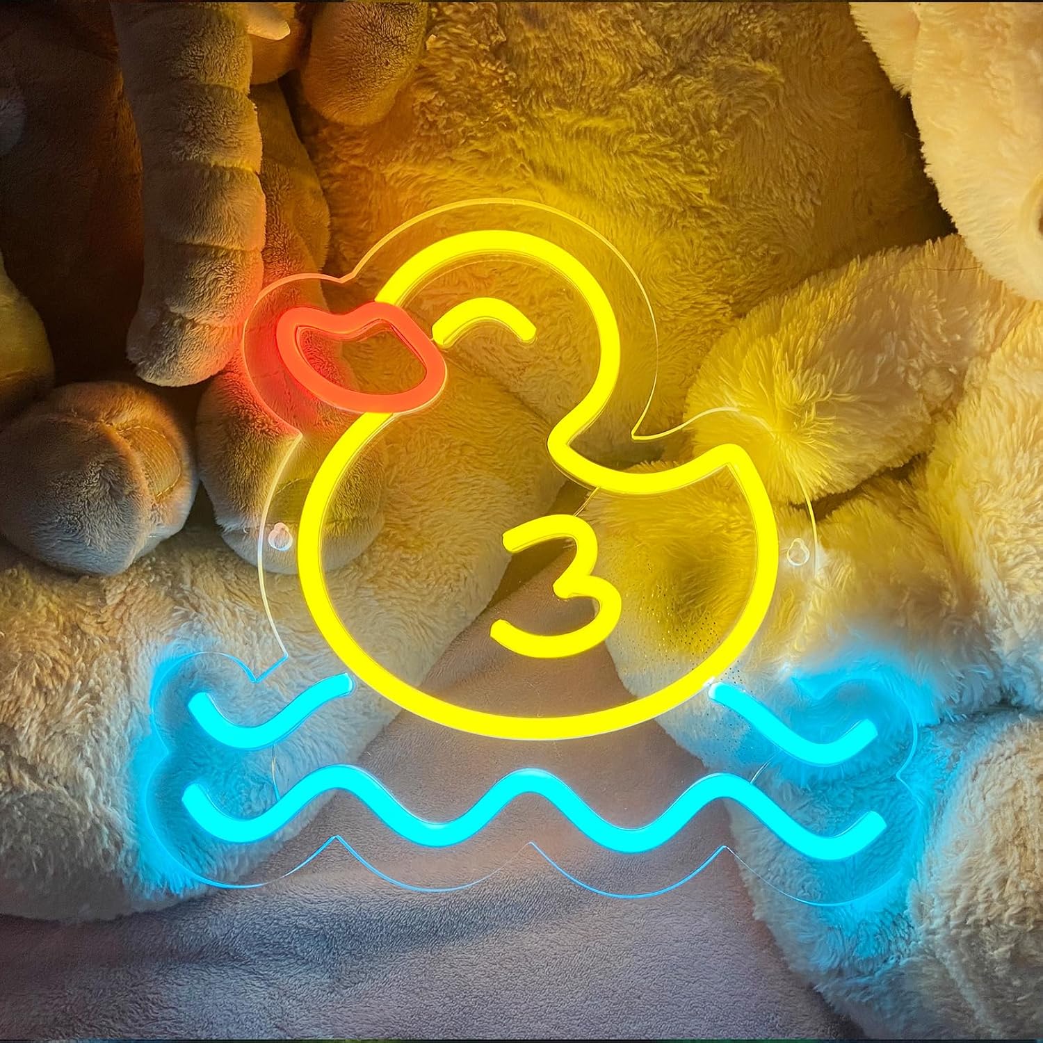 Duck  Neon Sign LED Wall Art U - Baby Nursery Wall Lights recension och pris