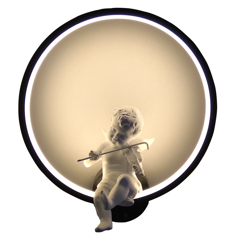 Nordic Warm Angel Wall Lamp Mo - Baby Nursery Wall Lights recension och pris