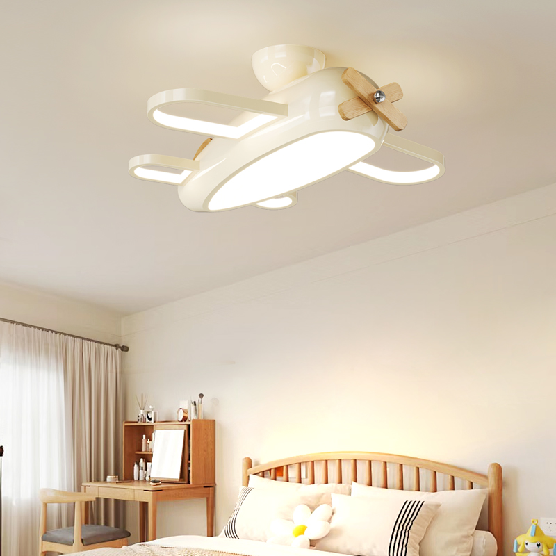 Cartoon Airplane Chandelier Ce - Baby Nursery Light Fixture recension och pris
