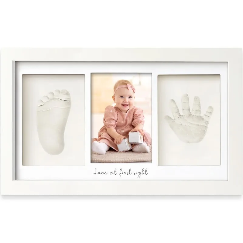 Baby Handprint Footprint Clay  - Baby Nursery Frames recension och pris