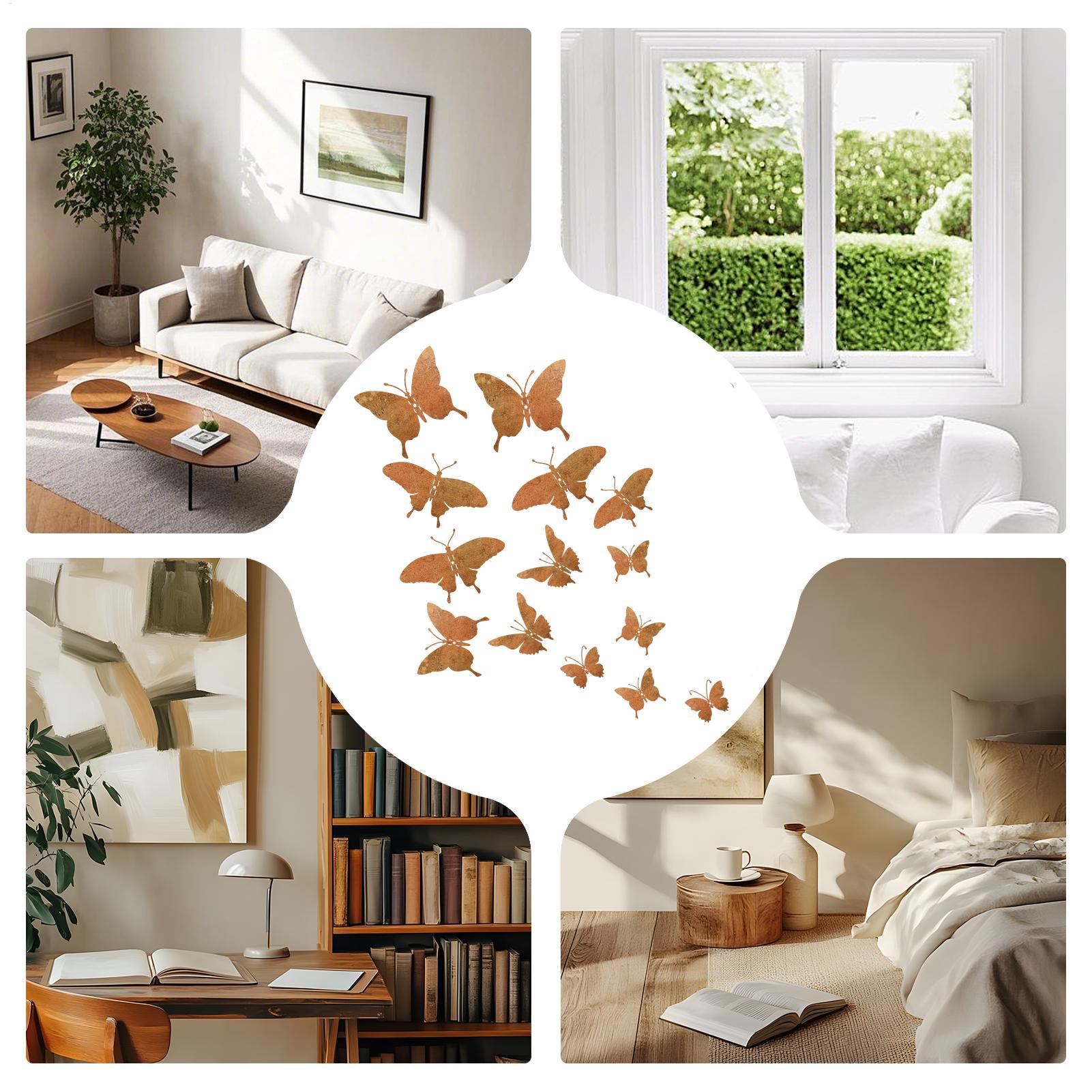 Metal Butterfly Wall Decor 15  - Baby Nursery Decor Girl recension och pris