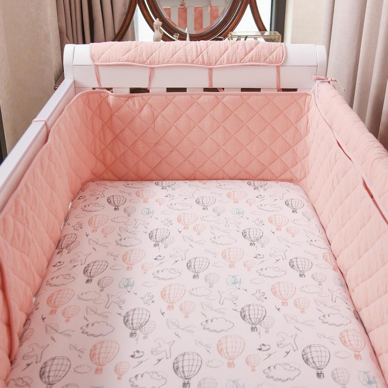 Bumper for Baby Bed Fence Cot  - Baby Nursery Decor Girl recension och pris