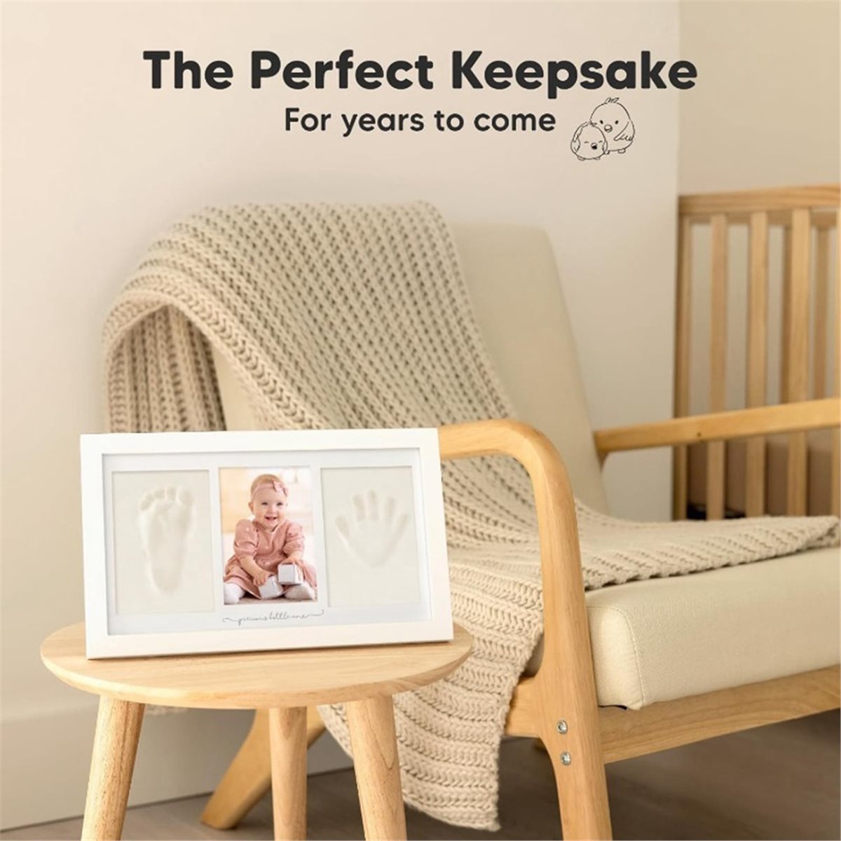 Y69A Baby Handprint & Footprin - Baby Nursery Frames recension och pris
